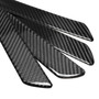 Chrysler 300S Logo Black Real Carbon Fiber 4 Pcs Universal Car Door Sill Step Protector Kick Plates, Set of 4