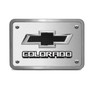 Chevrolet Colorado 3D Black Logo on Brush Billet Aluminum 2-inch Tow Hitch Cover