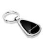 Jeep Wagoneer Black Dome Chrome Metal Teardrop Key Chain