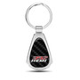 HEMI 392 Real Black Carbon Fiber Chrome Metal Teardrop Key Chain Key-ring