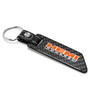 HEMI Powered Real Carbon Fiber Blade Style with Black Leather Strap Key Chain