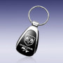 Dodge R/T Black Tear Drop Keychain