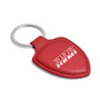 HEMI 392 Logo Soft Real Red Leather Shield-Style Key Chain