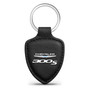 Chrysler 300S Soft Real Black Leather Shield-Style Key Chain