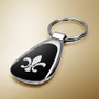 Fleur-De-Lis Tear Drop Key Chain