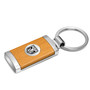 RAM Roundel Logo in White on Maple Wood Chrome Metal Trim Key Chain