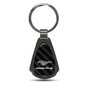 Ford Mustang Mach-E Real Black Carbon Fiber Gunmetal Black Metal Teardrop Key Chain