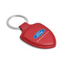 Ford Maverick Soft Real Red Leather Shield-Style Key Chain