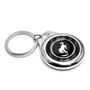 Ford Bronco Real Black Carbon Fiber Chrome Roundel Metal Case Key Chain