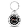 Ford F-150 FX4 Off-Road Real Black Carbon Fiber Chrome Roundel Metal Case Key Chain