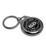 Ford Mustang 5.0 Real Black Carbon Fiber Gunmetal Roundel Metal Case Key Chain
