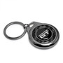 Ford Mustang GT Real Black Carbon Fiber Gunmetal Roundel Metal Case Key Chain