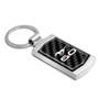 Ford Mustang 5.0 Real Black Carbon Fiber Chrome Metal Case Key Chain