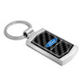 Ford Explorer Real Black Carbon Fiber Chrome Metal Case Key Chain