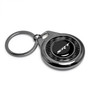 Dodge Jeep SRT Logo Real Black Carbon Fiber Gunmetal Roundel Metal Case Key Chain