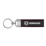 RAM 2500 Real Black Carbon Fiber Loop Strap Key Chain with Red Stitching