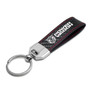 RAM Power-Wagon Real Black Carbon Fiber Loop Strap Key Chain with Red Stitching