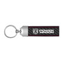 RAM Power-Wagon Real Black Carbon Fiber Loop Strap Key Chain with Red Stitching