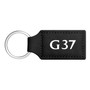 Infiniti G37 Rectangular Black Leatherette Key Chain