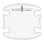 Lincoln Black Label Universal Car Door Handle Cup Protector Clear Decal Stickers, Pair
