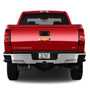 Chevrolet Z71 in 3D on Silver Real 3K Carbon Fiber Finish ABS Plastic License Plate Frame