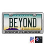 Jeep Grand Cherokee in 3D Silver Real 3K Carbon Fiber Finish ABS Plastic License Plate Frame