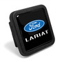 Ford F-150 Lariat Black Rubber Heavy-Duty 2" Trailer Tow Hitch Receiver Cover for Class 3 and Class 4