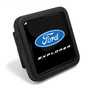 Ford Explorer Black Rubber Heavy-Duty 2" Trailer Tow Hitch Receiver Cover for Class 3 and Class 4