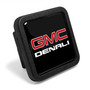 GMC Denali Black Rubber Heavy-Duty 2" Trailer Tow Hitch Receiver Cover for Class 3 and Class 4