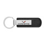 Chevrolet Corvette C7 Black PU Leather Strap Key Chain