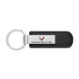 Chevrolet Corvette C8 Black PU Leather Strap Key Chain
