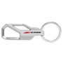 Chevrolet Corvette C8 Z06 Silver Carabiner-style Snap Hook Metal Key Chain