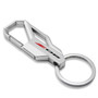 Chevrolet Corvette C8 Z06 Silver Carabiner-style Snap Hook Metal Key Chain