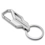 Chevrolet Corvette C8 Stingray Silver Carabiner-style Snap Hook Metal Key Chain