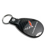 Chevrolet Corvette C7 Black Real Carbon Fiber Large Tear-Drop Key Chain