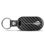 Chevrolet Corvette C8 Stingray Real Black Carbon Fiber Tag Style Key Chain