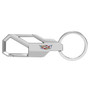 Cadillac Crest Logo Silver Carabiner-style Snap Hook Metal Key Chain