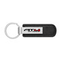 GMC AT4 Black PU Leather Strap Key Chain