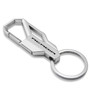 GMC Acadia Silver Carabiner-style Snap Hook Metal Key Chain
