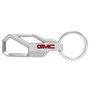 GMC in Red Silver Carabiner-style Snap Hook Metal Key Chain
