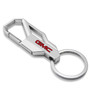 GMC in Red Silver Carabiner-style Snap Hook Metal Key Chain