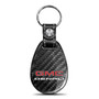 GMC Denali Black Real Carbon Fiber Large Tear-Drop Key Chain