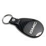 GMC Black Real Carbon Fiber Large Tear-Drop Key Chain