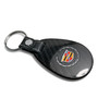 Cadillac Logo Black Real Carbon Fiber Large Tear-Drop Key Chain