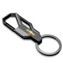 Chevrolet Golden Logo Gunmetal Black Carabiner-style Snap Hook Metal Key Chain