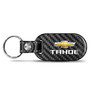 Chevrolet Tahoe Real Black Carbon Fiber Tag Style Key Chain
