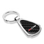 Chevrolet Corvette C7 Z06 Real Black Carbon Fiber Chrome Metal Teardrop Key Chain