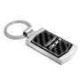 Chrysler 300 Real Black Carbon Fiber Chrome Metal Case Key Chain