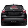 Focus ST Perforated Unobstructed View 24" Vinyl Window Film Adhesive Wrap Graphic Decal