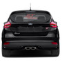 Focus ST Perforated Unobstructed View 18" Vinyl Window Film Adhesive Wrap Graphic Decal